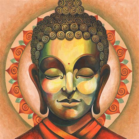 Buddha Wall Art/Buddha Art/ Buddha Face art/ Buddha painting/acrylic ...