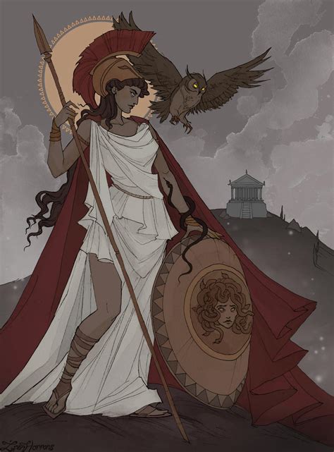 Athena by IrenHorrors on DeviantArt