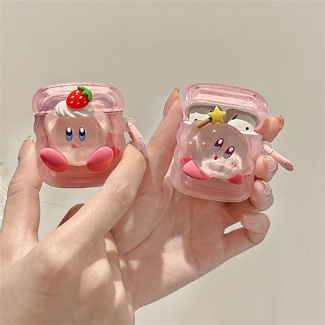 Cute Cartoon Kirby Airpods Protective Case