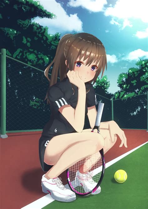 Tennis session [Original] : r/animeponytails