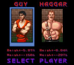 Final Fight GUY SNES