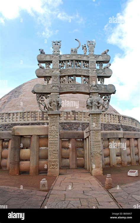 Great Stupa At Sanchi Architecture