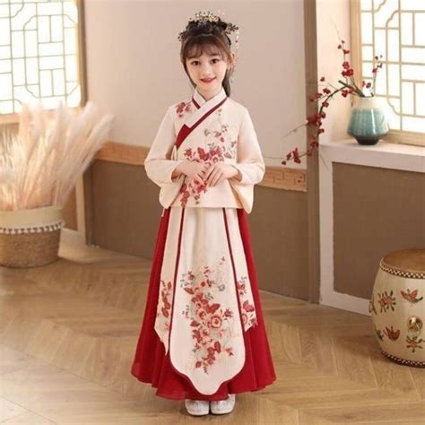 2023 New Chinese Traditional Cheongsam Hanfu Dress Kids Princess ...