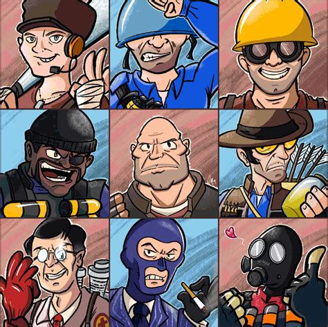 TF2 Full Cast by Derede on DeviantArt