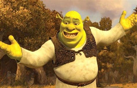 Smiling shrek_bigger picture Blank Template - Imgflip