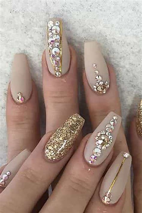 Gold Nail Polish Designs