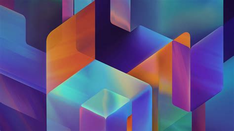 Download wallpaper: Geometric 3D shapes 1920x1080