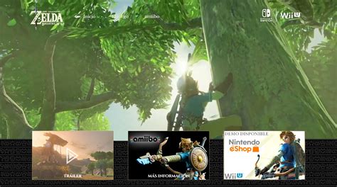 DEMO de Zelda Breath of the Wild ya disponible en eShop de Wii U - Universo Zelda