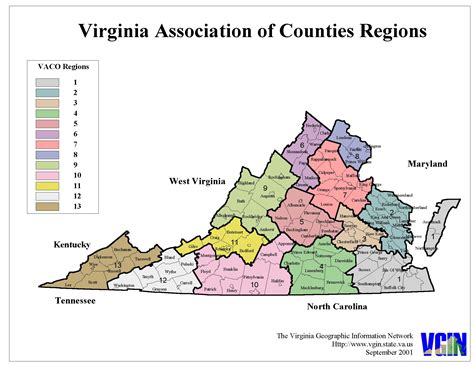 Virginia-Counties-Map - Regions - Altizer Law