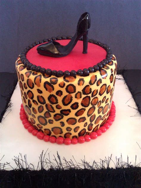 Leopard Print Cake - CakeCentral.com