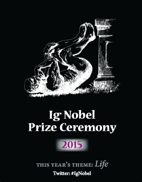 PHARMACOSERÍAS Marketing Farmacéutico/Pharmaceutical Marketing: The 2015 Ig Nobel Prize Winners