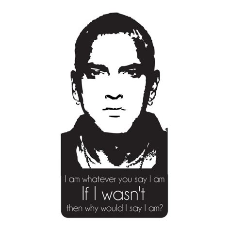 The Way I Am Eminem Song Lyrics Wall Sticker