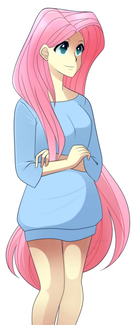 MLP - Fluttershy (Human) by haydee on DeviantArt