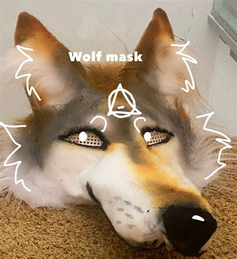 Therian Mask , Wolf , READ DESCRIPTION - Etsy