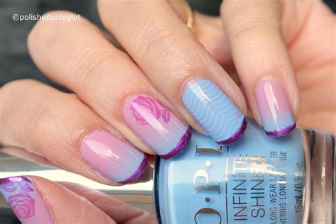 Nail Art │Blue, Pink and Purple Nail design [When Colors Collide ...