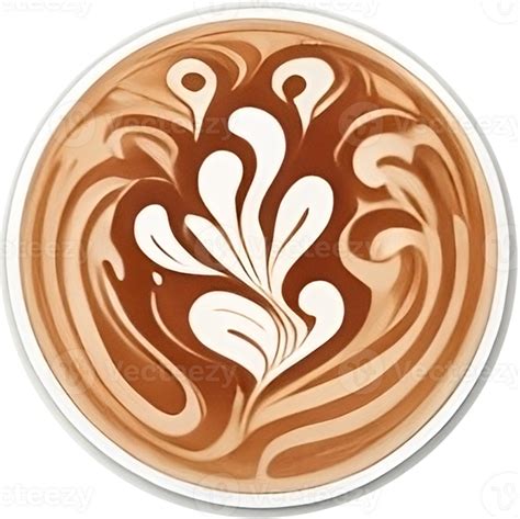 Pouring Inspiration The Magic of Coffee Latte Art AI generative 27509755 PNG