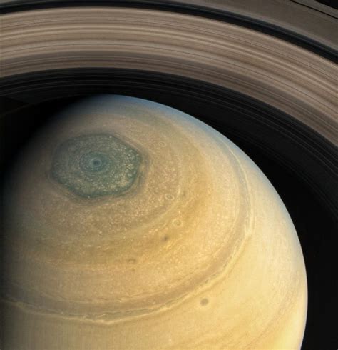 Saturn's North Pole is a hexagon. : ElectricUniverse