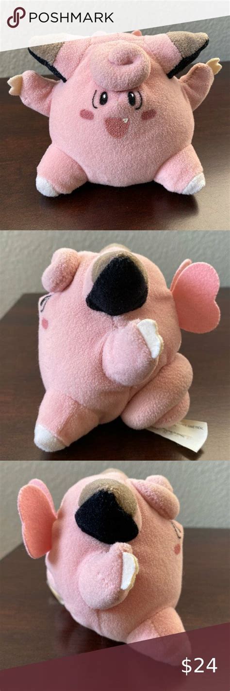 Pokemon Clefairy Plush from 1990s Original Pokemon, 1990s, Nintendo ...