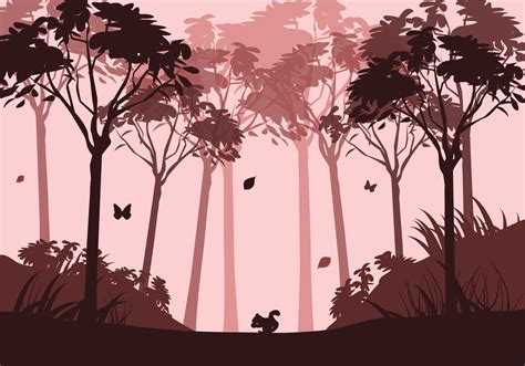 Beautiful forest and animal scenery 15276729 Vector Art at Vecteezy