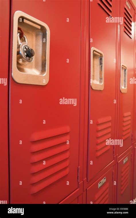 Student Lockers University School Campus Hallway Storage Locker College ...