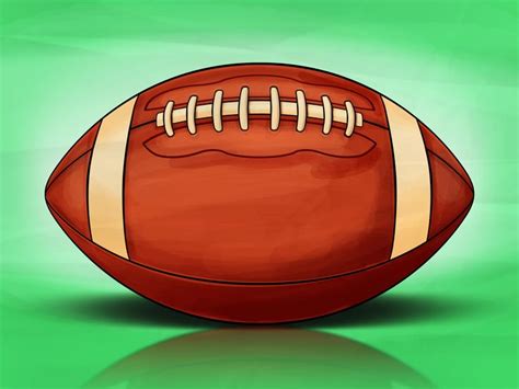 How to Draw a Football: 13 Steps (with Pictures) - wikiHow | Balon de futbol americano, Dibujos ...