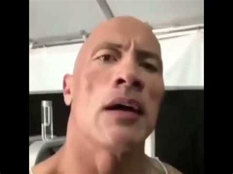 the rock meme eyebrow