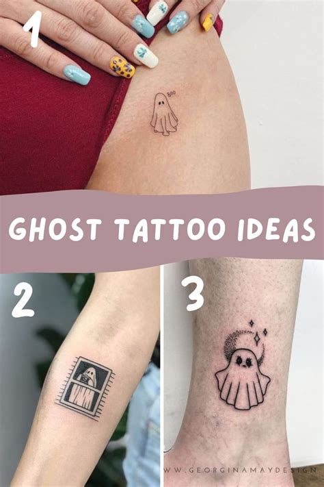 27 Ghost Tattoo Ideas {Cute + Spooky Designs} - Tattoo Glee