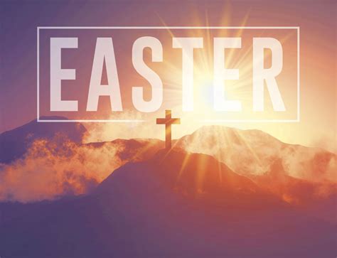 Easter Sunrise Cross Banner - Church Banners - Outreach Marketing