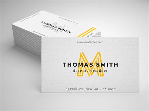 Realistic Business Card Mockup Free PSD — Free Mockup World