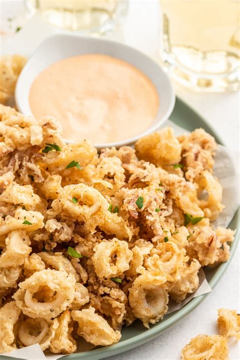 Fried Calamari with Spicy Mayonnaise - Recipe Girl