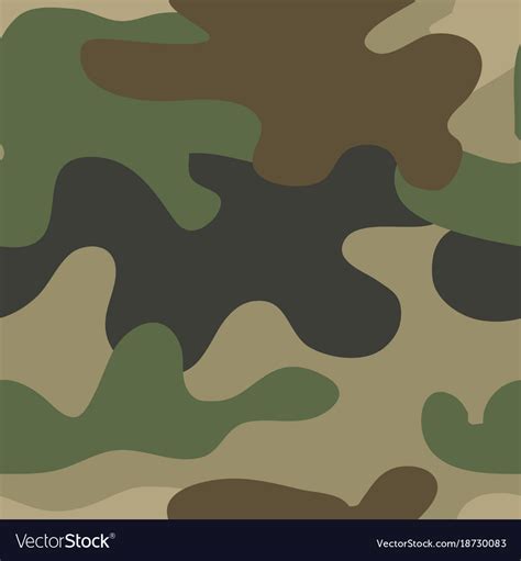 Army camouflage pattern Royalty Free Vector Image