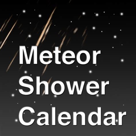 Meteor Shower Calendar by Christopher Wilcox