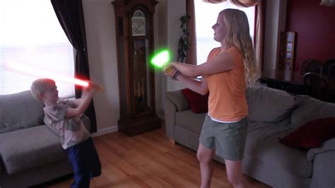 Lightsaber Duel - YouTube