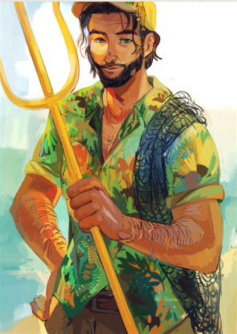 Poseidon from Percy Jackson and the Olympians || Rick Riordan’s official art by Viria | Percy ...