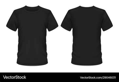 Template Black T Shirt Mockup