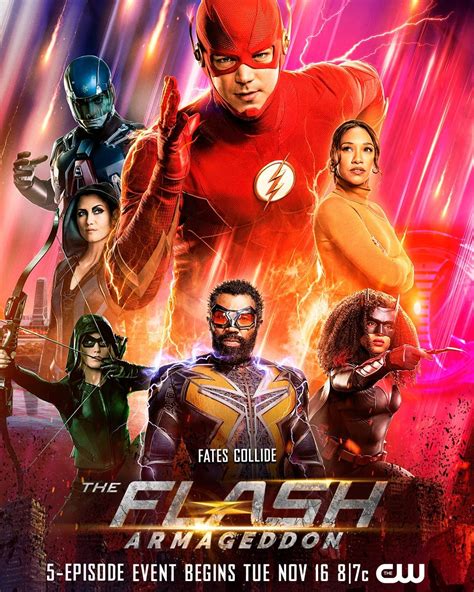 The Flash Season 8 Armageddon Poster Finds Our Heroes' Fates Colliding