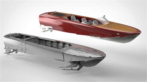 Electric hydrofoil boat Molniya industrial design on Behance