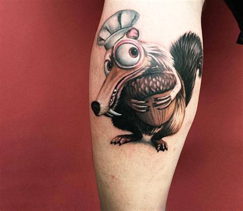 Scrat tattoo by Slipy Tattoo | Photo 25074