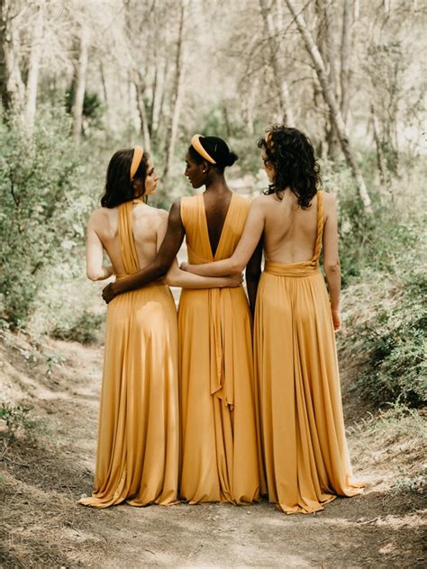 Long Maternity Dress Mustard Bridesmaid Dress Mustard - Etsy