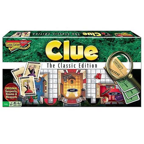 Clue Classic Edition Board Game - Calendars.com