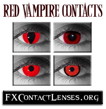 Vampire Contacts | Blood Red Contacts