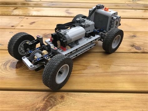 LEGO MOC Simple LEGO Technic RC AWD Chassis by Manos LC | Rebrickable - Build with LEGO