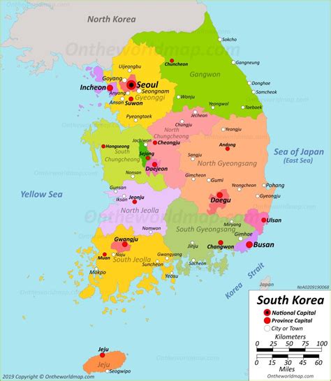 South Korea Maps | Maps of South Korea (Republic of Korea)