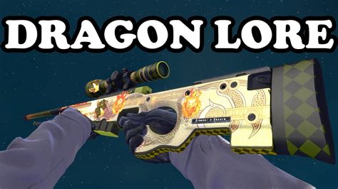 CSGO AWP Dragon Lore (Dragon Lore and Fire Stickers) - YouTube