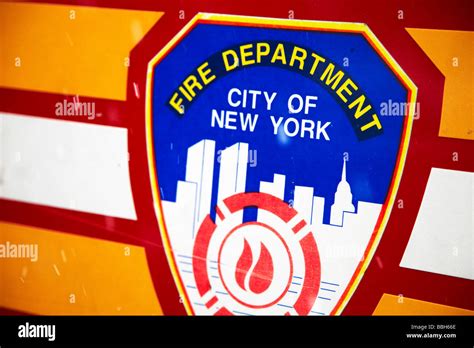 Fire Department New York City Logo FDNY Emblem Stock Photo: 24349654 - Alamy