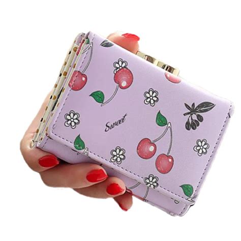 Aliexpress.com : Buy Women Cute Fruit Wallets Brand Designer Leather Ladies Short Summer Mini ...