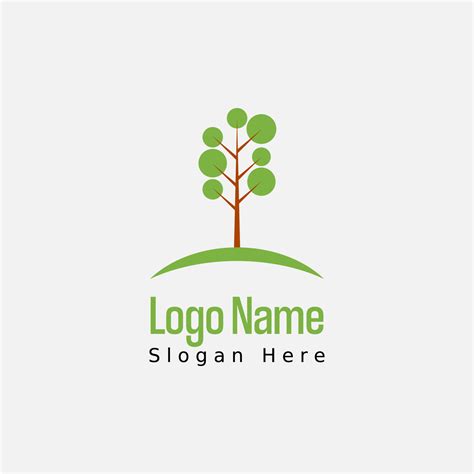 Green Tree Logo Vector Design Template 5367808 Vector Art at Vecteezy