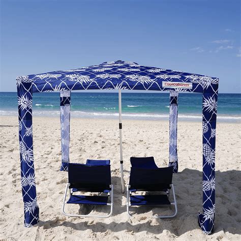 Buy CoolCabanas Beach Cool Cabana Canopy Sun Shade Shelter Tent - 8' x or 6'6''x 6'6'', Easy to ...