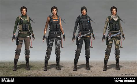 ArtStation - Rise of the Tomb Raider-Lara DLC Outfits, Brandon Russell | Tomb raider outfits ...