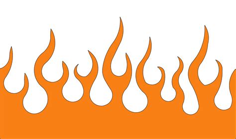 How To Draw Flames Fire 17 Free Printable Flames Stencils Flames | Images and Photos finder